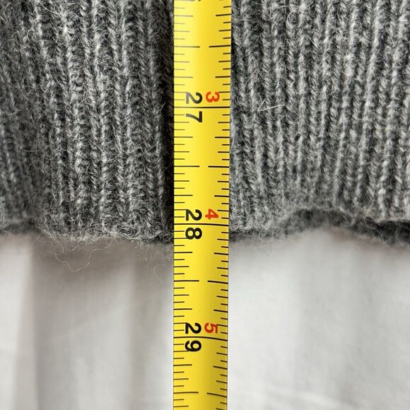 Manhattan‎ Sport Mens Large VTG Wool/ Acrylic Cable Knit Sweater Gray - Picture 11 of 11